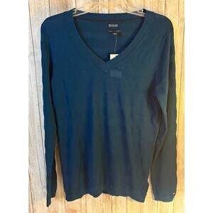 Tommy Hilfiger Pima Cotton Striped Sweater - Size Medium